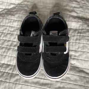 Rainbow Checkered Skate Low Vans